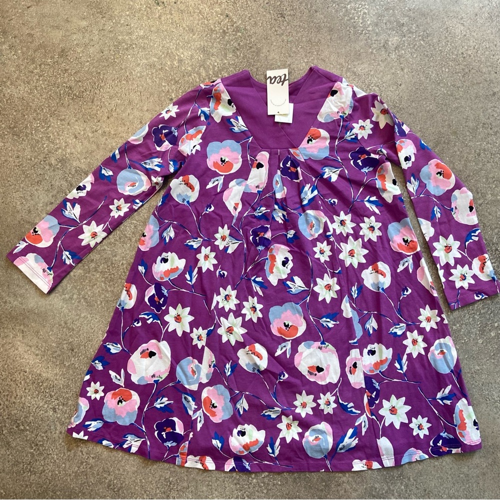 Tea Collection Floral Long Sleeve Dress